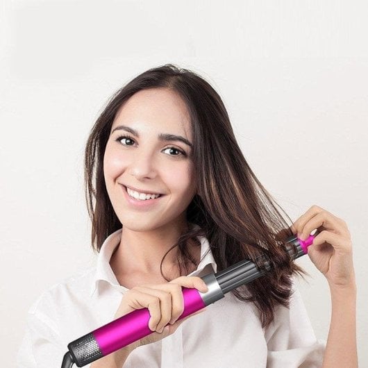 Multi-Haarstyler Dam Electronics 1300W Airflow Coanda 3 Temperaturen 6 Aufsätze Profi