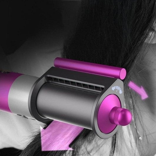 Multi-Haarstyler Dam Electronics 1300W Airflow Coanda 3 Temperaturen 6 Aufsätze Profi