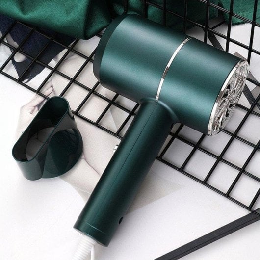 Dam Electronics Ionen-Haartrockner 800W mit blauer Feuchtigkeitslicht und 3 Geschwindigkeiten