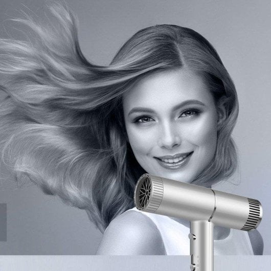 Secador de Cabelo Iónico Dam Electronics T-Shape 1000W 3 Temperaturas 2 Velocidades