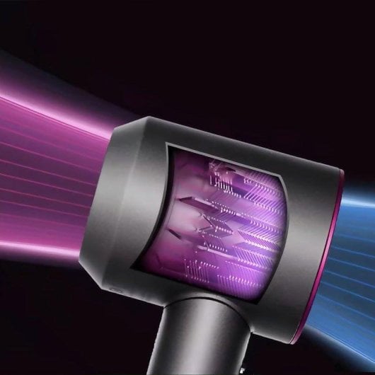 Dam Electronics Ionen-Haartrockner 1600W mit 5 Aufsätzen, 4 Temperaturstufen und 3 Geschwindigkeiten