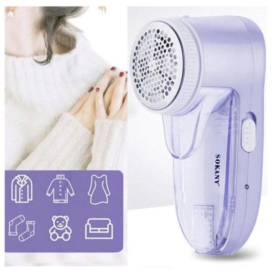 Dam Electronics Quita Pelusas Elettrico Ricaricabile Doppia Testina 4W