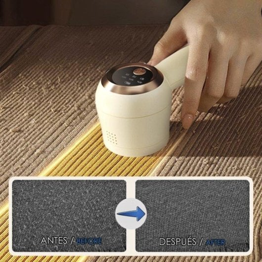 Dam Electronics Wiederaufladbarer Fusselentferner Kompakt Portabel Mit 6-Klingen-Design