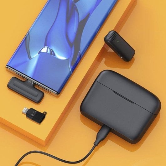 Mikrofon Dam Electronics J13 USB-C Lightning Wireless Clip Dualmikrofon