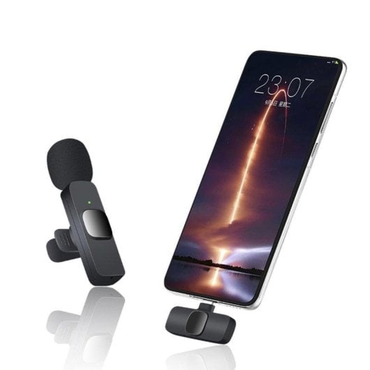 Microphone Dam Electronics K9 sans fil 2.4G omnidirectionnel pour iPhone/Android/PC