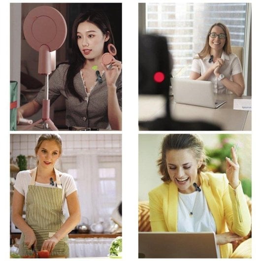 Microphone Dam Electronics K9 sans fil 2.4G omnidirectionnel pour iPhone/Android/PC