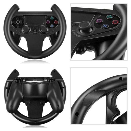 Volante para comando de PS4 Dam Electronics Compatível com DualShock 4