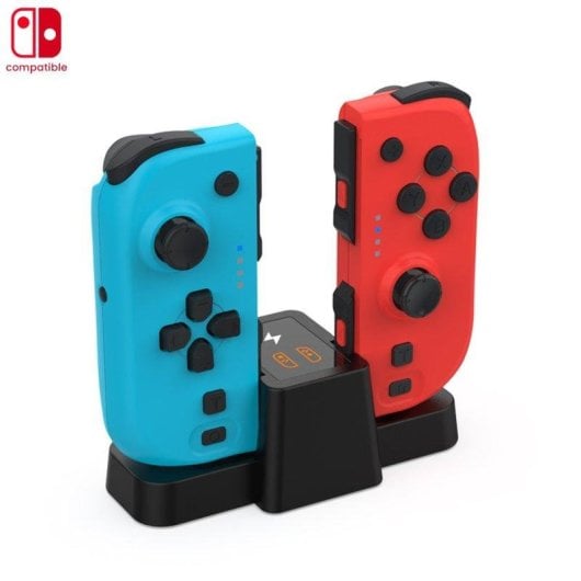 Controller Bluetooth Dam Electronics TNS-1191 Tipo Joy-con Compatibile con Nintendo Switch con Base di Ricarica
