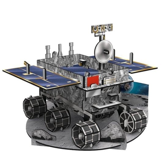 Puzzle 3D Jade Rabbit Lunar Rover 53 pièces 13,8x13,8x11,4 cm