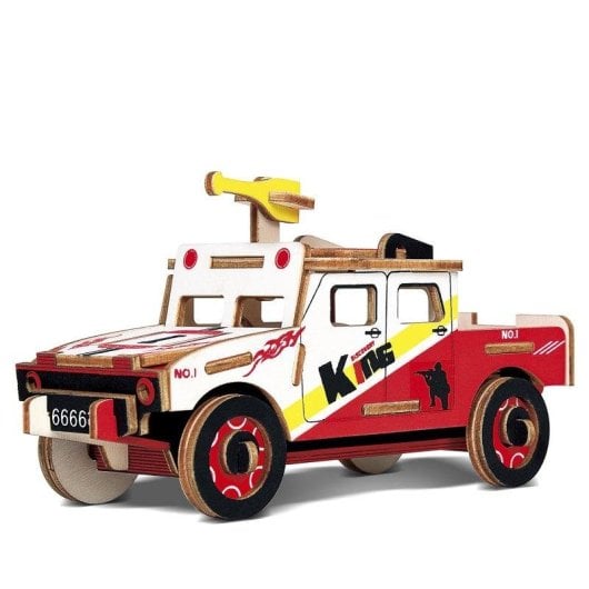 Puzzle 3D Holz Hummer 44 Teile 16,2x7x8,5 cm Dam Electronics