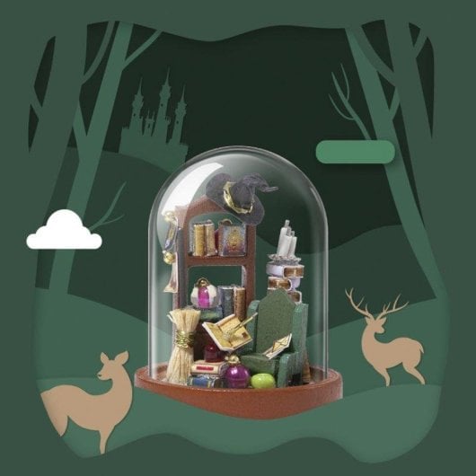 Dam Electronics 3D Fingertip Magic Mini Modell mit Glashaube und LED