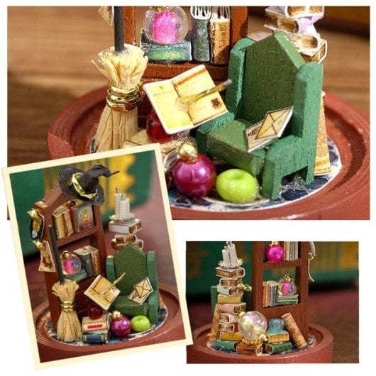 Dam Electronics 3D Fingertip Magic Mini Modell mit Glashaube und LED