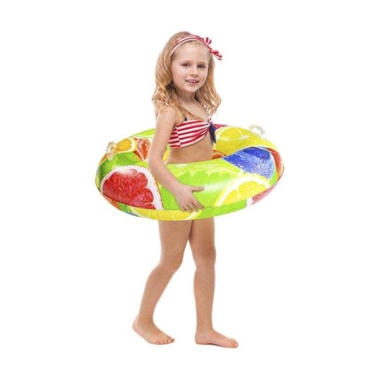 Dam Electronics Jeu de flotteurs ronds 3 tailles 60, 80 et 100cm PVC non toxique