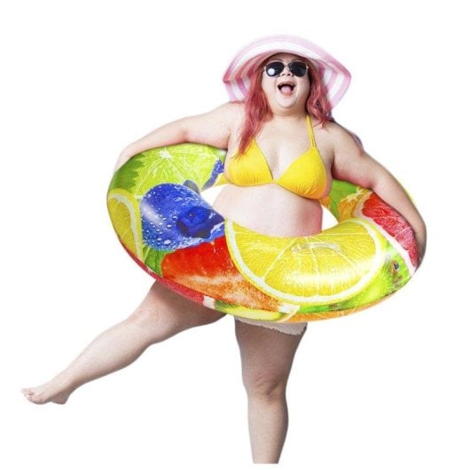 Dam Electronics Jeu de flotteurs ronds 3 tailles 60, 80 et 100cm PVC non toxique