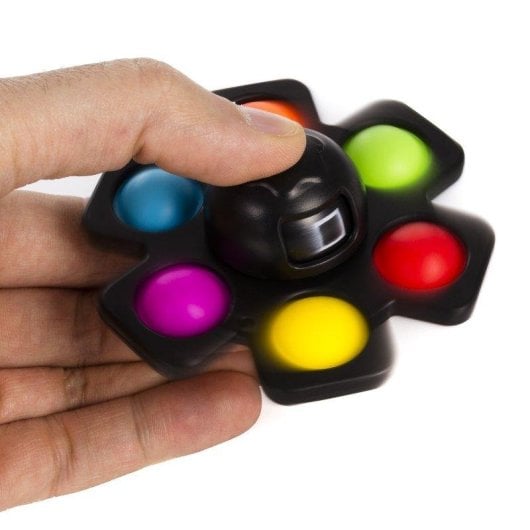 Dam Electronics Squid Pop It 8,5 cm Vigilantes Design Spinner und Bubble Pop It