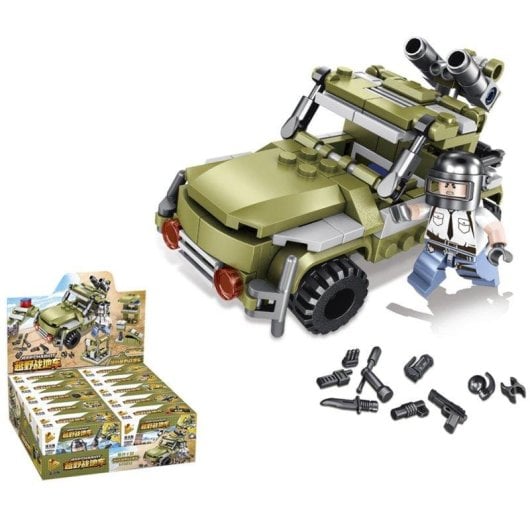 Dam Electronics 10-in-1 Militär-Geländewagen Bausatz 215 Teile