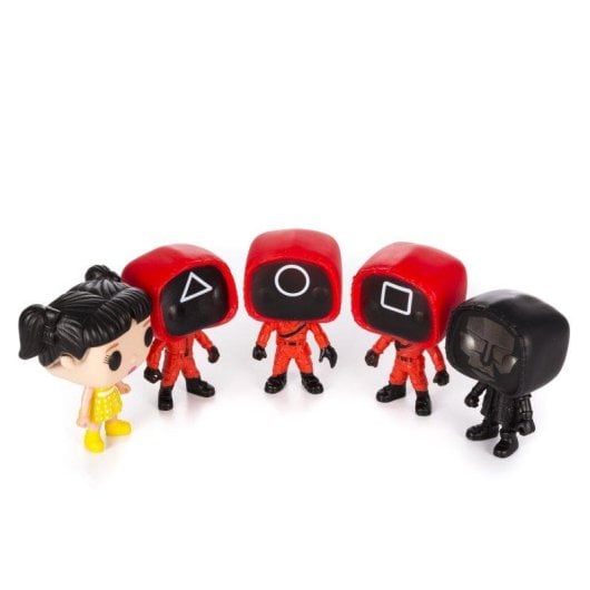 Pack de 5 figurines 10 cm Squid designs variés Dam Electronics