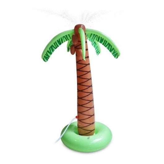 Dam Electronics Aufblasbare Palme mit Wassersprinkler 160 x 90 cm