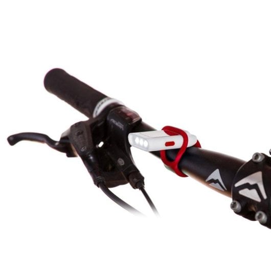 Dam Electronics Plaup Fahrradlenkerlampe 4 LEDs 2 Leuchtmodi