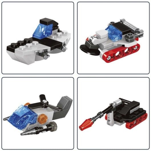 Porte-avions Convertible 10-en-1 Dam Electronics avec 235 pièces