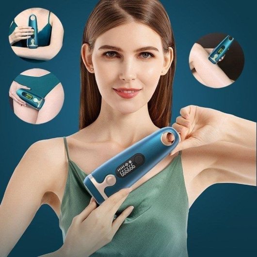 Epilatore Luce Pulsata Dam Electronics T58 Senza Fili 5 Livelli 2 Testine