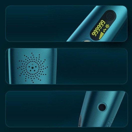 Épilateur Lumière Pulsée IPL Dam Electronics T58 Sans Fil 5 Niveaux 2 Têtes