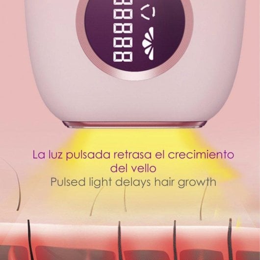 Depiladora por Punto de Congelación Dam Electronics T27S IPL 5 Niveles 990000 Flashes Pantalla LED