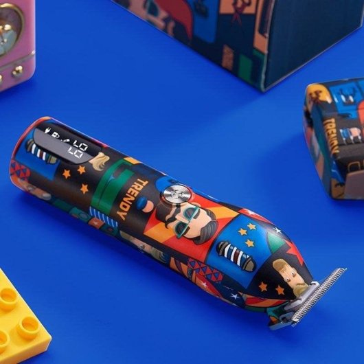 Tagliacapelli Dam Electronics LK-1923 senza Fili 99min 5 Lunghezze 5 Pettini LED