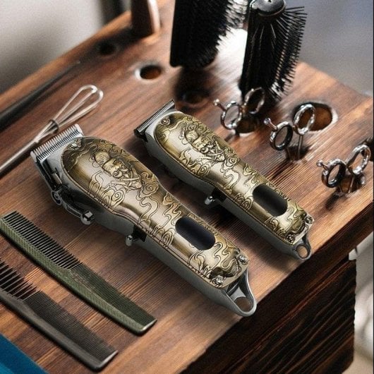 Tondeuse Professionnelle Dam Electronics LM-2025 Sans Fil 180min 8 Sabots LED