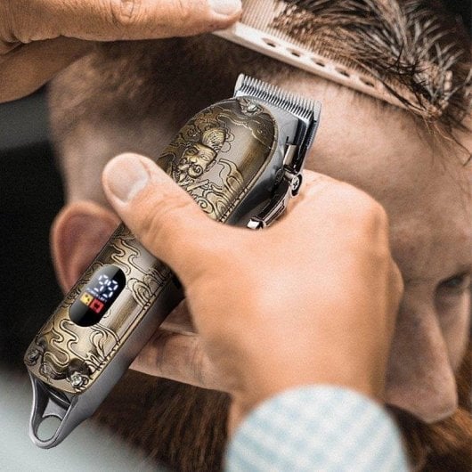 Tondeuse Professionnelle Dam Electronics LM-2025 Sans Fil 180min 8 Sabots LED