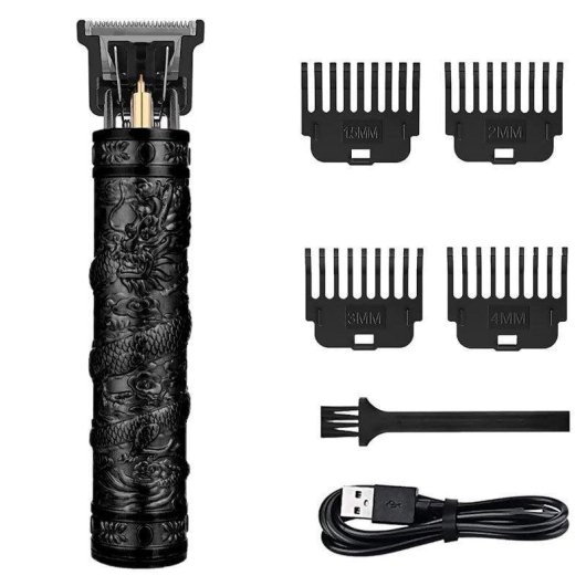 Tagliacapelli Dam Electronics Senza Fili 6000rpm 30min 4 Pettini Silenzioso