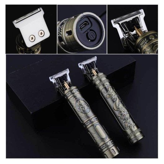 Tagliacapelli Dam Electronics Senza Fili 6000rpm 30min 4 Pettini Silenzioso