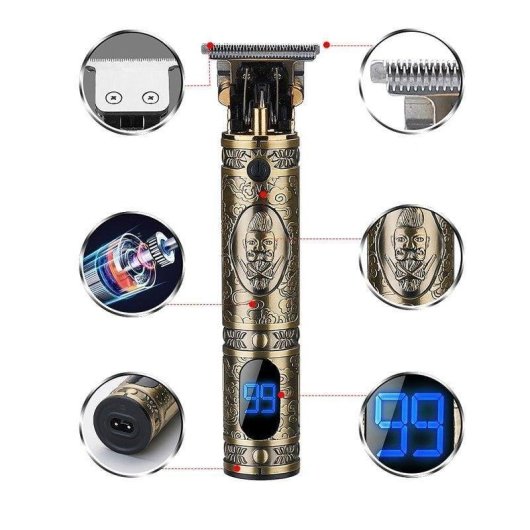 Bartschneider Dam Electronics JM-700AL Kabellos 180min 3 Aufsteckkämme LED