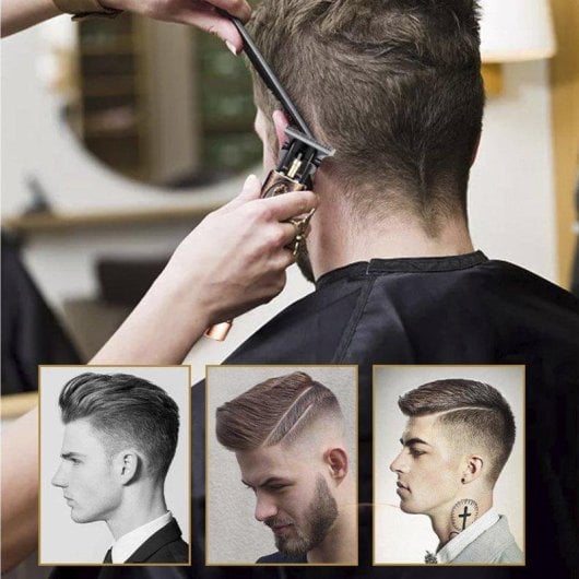 Dam Electronics Tondeuse à Cheveux et Barbe Sans Fil 1200mAh Rétro