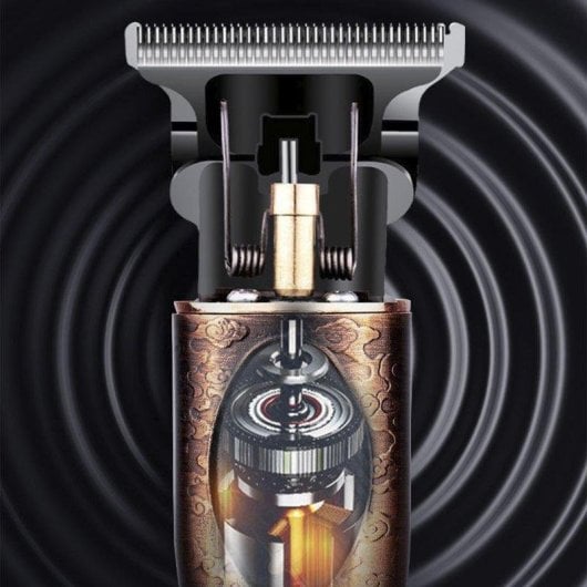 Dam Electronics Tondeuse à Cheveux et Barbe Sans Fil 1200mAh Rétro