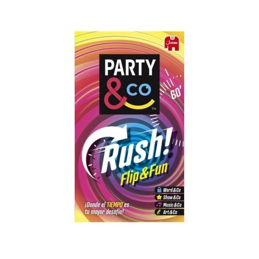 Diset Party & Co. Rush Gioco da Tavolo Party 4-20 Giocatori 14+, Multicolore