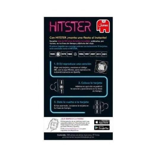 Jeu de société DISET HITSTER Original 308 cartes APP HITSTER