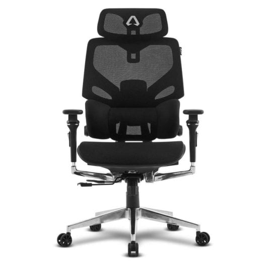 Offy Alpha Gamer Astrid Cadeira de Escritório Ergonómica Malha Preta