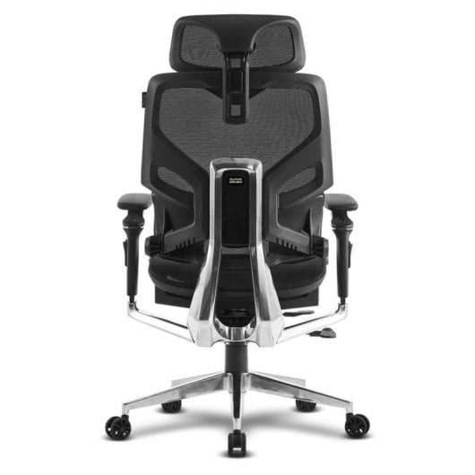 Offy Alpha Gamer Astrid Cadeira de Escritório Ergonómica Malha Preta