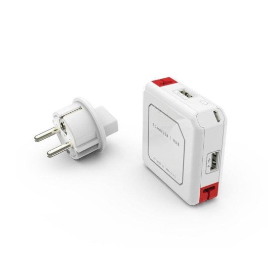 Hub Allocacoc 9302/EUUHUB 4 Portas USB 2.0 Branco alimentação AC/DC