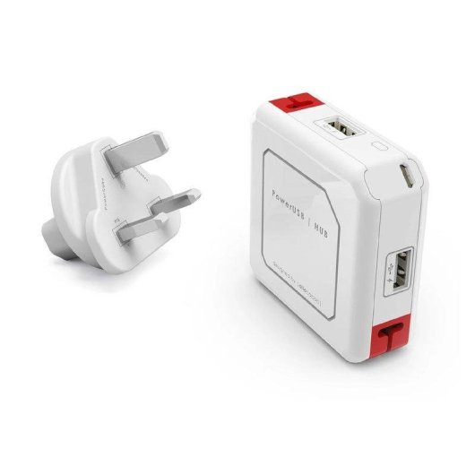 Hub Allocacoc 9302/EUUHUB 4 Portas USB 2.0 Branco alimentação AC/DC