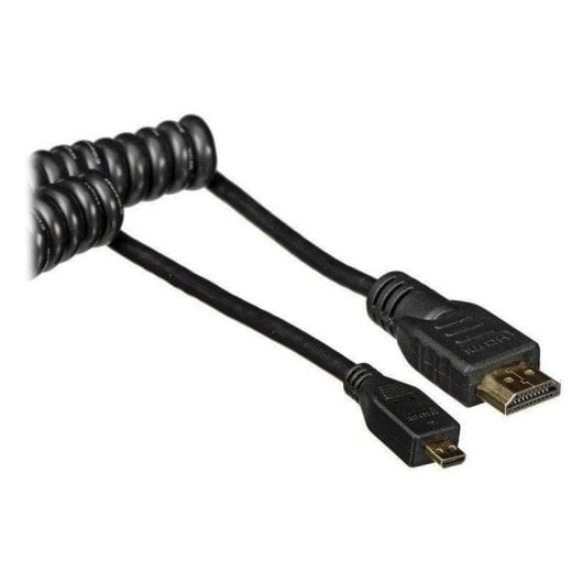 Câble HDMI Atomos ATOMCAB015 0,45 m Micro D vers Standard A Noir