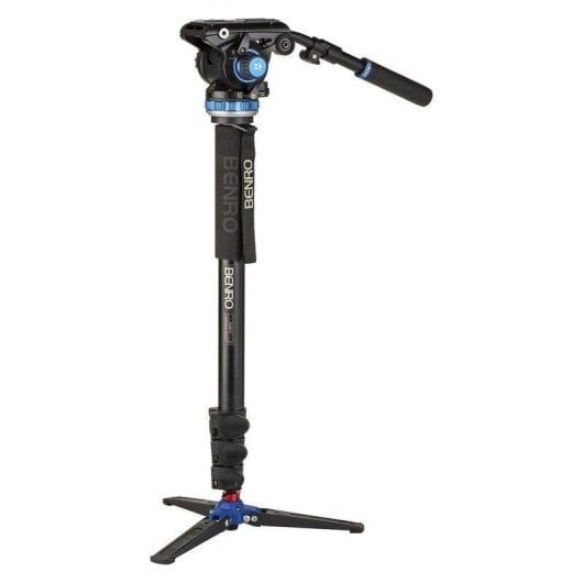 Monopode Benro A48F Tête Vidéo S6Pro Stabilisateur 69-177 cm Mini Trépied