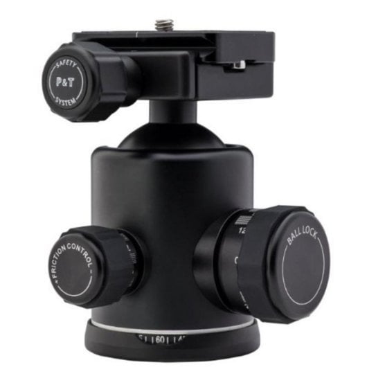 Tête de trépied Benro B1 rotule ball 14 kg plateau rapide PU60