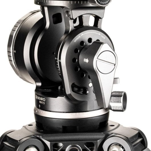 Rotule Benro WH15 pour objectifs longs contrôle friction 15 kg Arca-Swiss