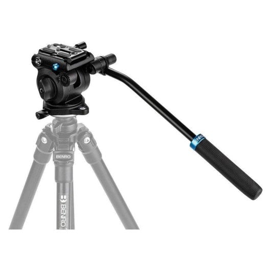 Tête pour trépied Benro S2PRO Fluide Base Plate 2,5kg Aluminium CNC