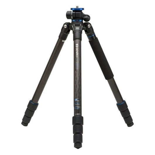 Trépied Benro FGP28C Carbone 4 Sections Convertible Monopode 165,5cm