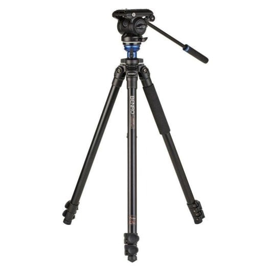 Trépied Benro A2573FS4PRO avec rotule vidéo, aluminium, 177 cm, 4 kg