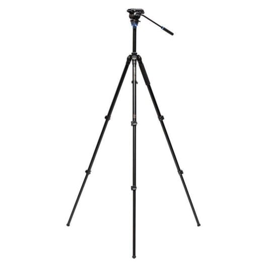 Trépied Benro A2573FS4PRO avec rotule vidéo, aluminium, 177 cm, 4 kg