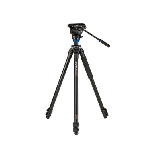 Trépied Benro A2573FS4PRO avec rotule vidéo, aluminium, 177 cm, 4 kg